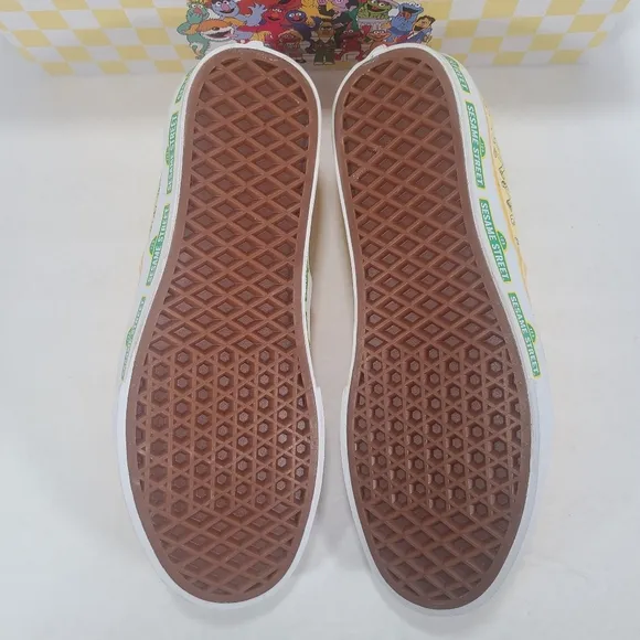 Vans X Sesame Street Authentic Yellow Sneakers Women's Size 7