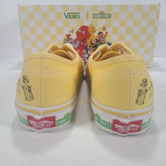 Vans X Sesame Street Authentic Yellow Sneakers Women's Size 7