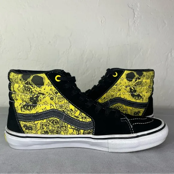 Vans x SpongeBob SquarePants SK8-Hi Sneakers Mike Gigliotti Unisex Black/Yellow