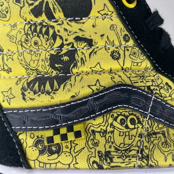 Vans x SpongeBob SquarePants SK8-Hi Sneakers Mike Gigliotti Unisex Black/Yellow