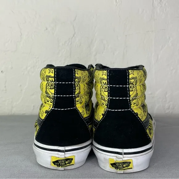 Vans x SpongeBob SquarePants SK8-Hi Sneakers Mike Gigliotti Unisex Black/Yellow