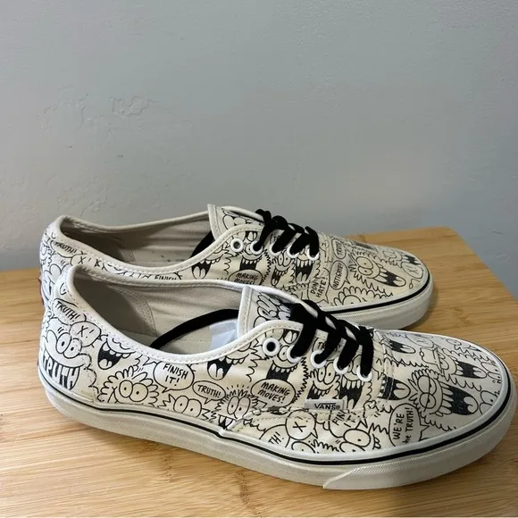 Vans x Truth Kevin Lyons Black and White Sneakers