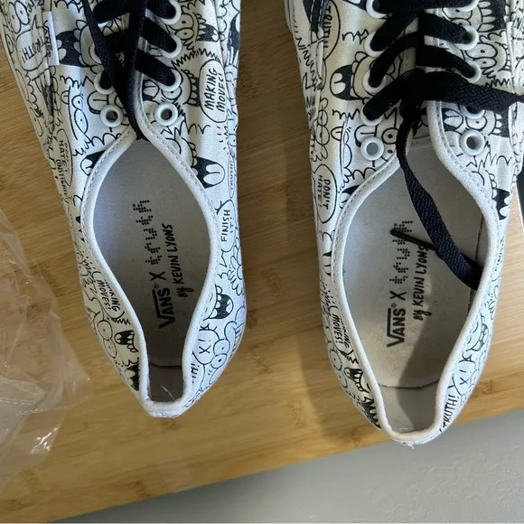 Vans x Truth Kevin Lyons Black and White Sneakers