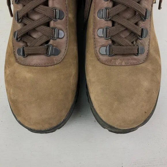 Vasque Womens Size 7.5M Skywalk Brown Cowhide Leather Lace-Up Hiking Boots 7931