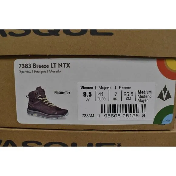 Vasque Womens Size 9.5 Breeze LT NTX Mid Suede Waterproof Hiking Boots Shoes