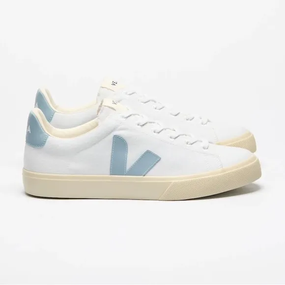 Veja Campo Canvas White Steel Sneakers