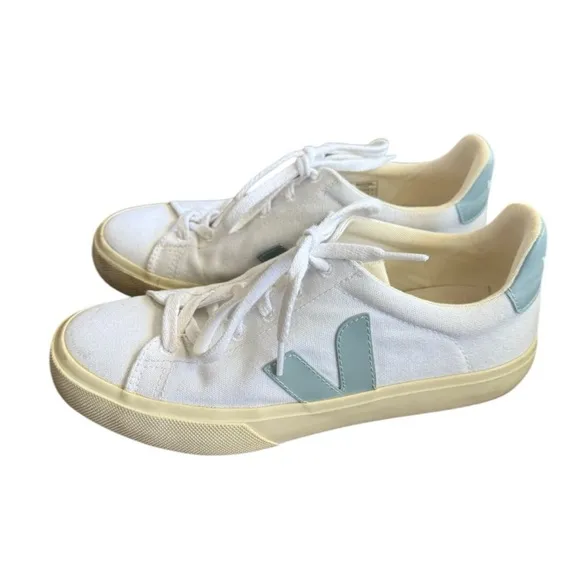 Veja Campo Canvas White Steel Sneakers