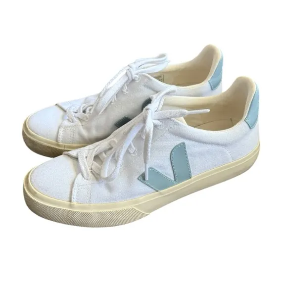 Veja Campo Canvas White Steel Sneakers