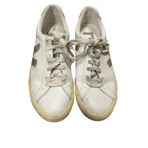 VEJA ESPLAR LEATHER WHITE PLATINE Sneakers Women's Size 8
