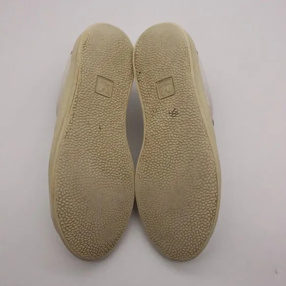 Veja Esplar SE Canvas Women's Size 10 White Orange Athletic Casual Sneakers