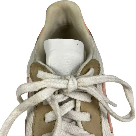 VEJA V-10 Womens White Bellini Casual Sneakers Shoes Size 9 VX0503299