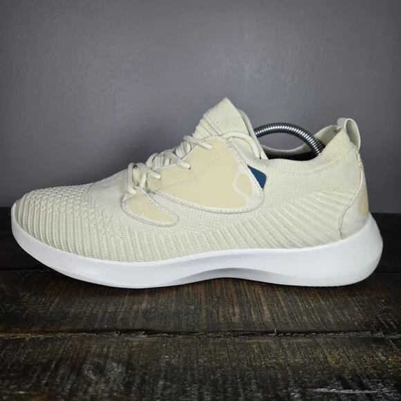 Vessi Everyday 2.0 Mens Size 11 Lace Up Waterproof Shoes Sneakers Linen Beige