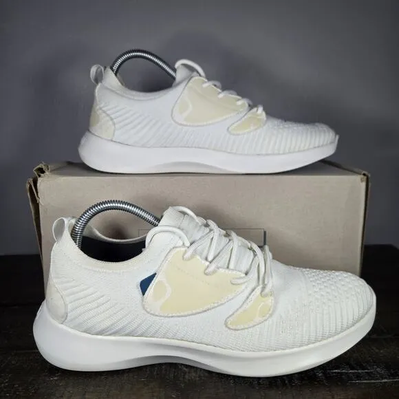 Vessi Everyday 2.0 Womens Size 10 Lace Up Waterproof Shoes Sneakers Polar White