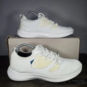Vessi Everyday 2.0 Womens Size 10 Lace Up Waterproof Shoes Sneakers Polar White
