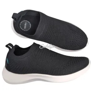 Vessi Everyday Move Slip On Onyx Black White Waterproof Dyma-Tex Sneaker Women 7