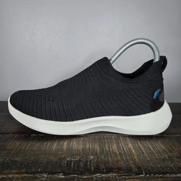 Vessi Everyday Move Slip On Womens Size 6 Waterproof Shoes Sneakers Black White