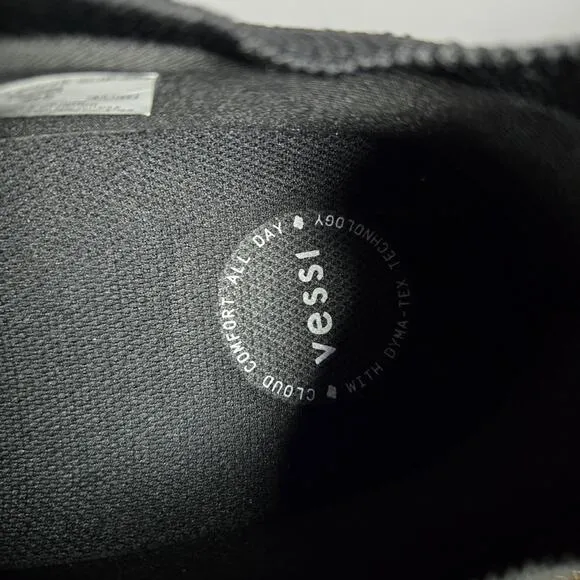 Vessi Everyday Move Slip On Womens Size 6 Waterproof Shoes Sneakers Black White
