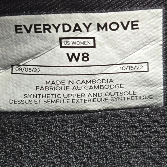 Vessi Everyday Move Womens Black Waterproof Shoes Womens Size 8