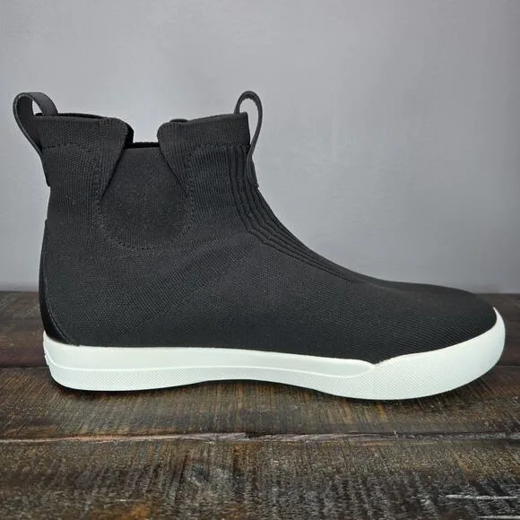 Vessi Weekend Chelsea Mens Size 12 Waterproof Shoes Sneakers Black White