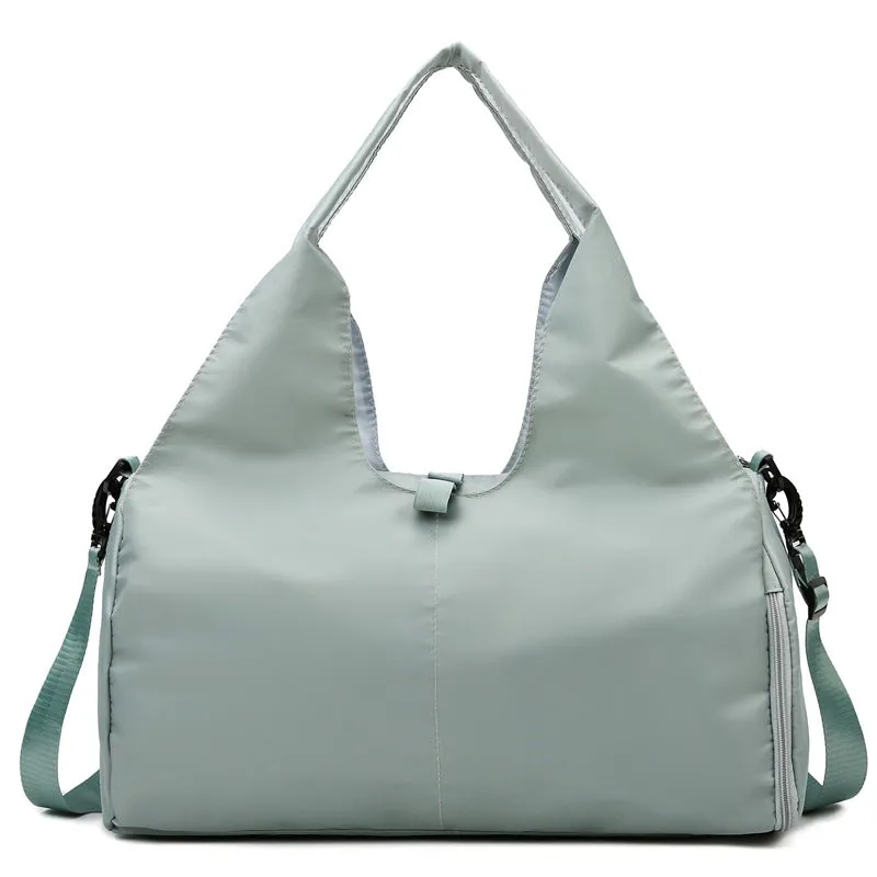 Vibe Geeks Large Capacity Dry and Wet Separation Wear-resistant Sports Fitness Storage Bag - Green