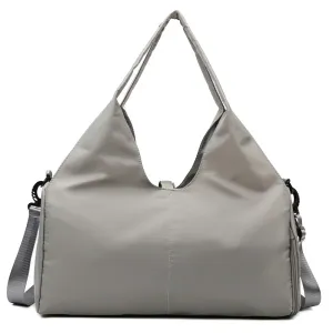 Vibe Geeks Large Capacity Dry and Wet Separation Wear-resistant Sports Fitness Storage Bag - Grey