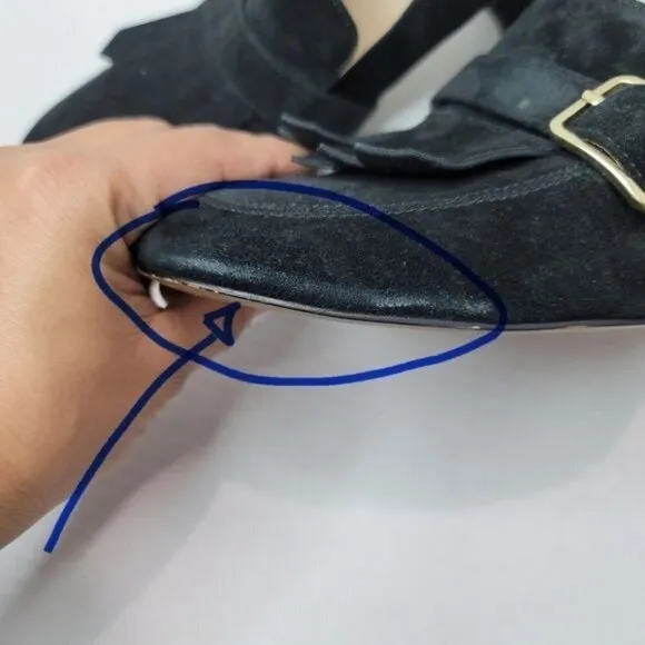 Vince Camuto Giuliann Suede Mid Heel Shoes Size 10 M