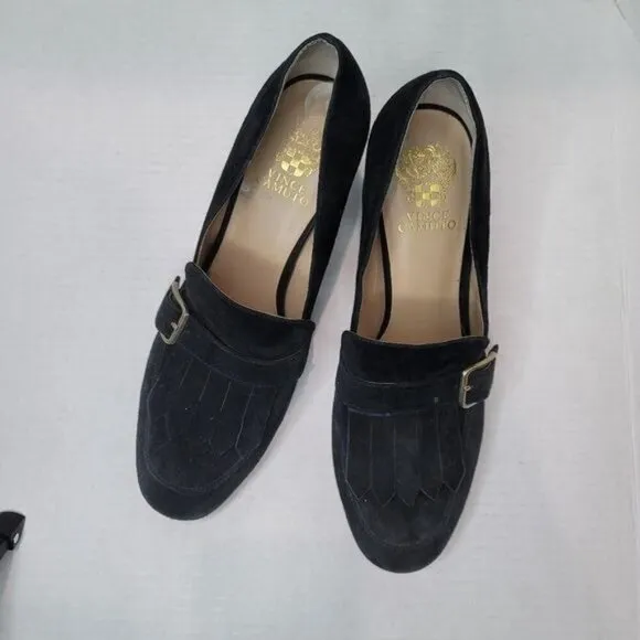 Vince Camuto Giuliann Suede Mid Heel Shoes Size 10 M