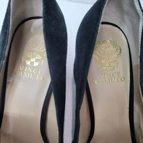 Vince Camuto Giuliann Suede Mid Heel Shoes Size 10 M
