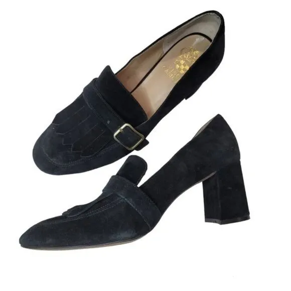 Vince Camuto Giuliann Suede Mid Heel Shoes Size 10 M