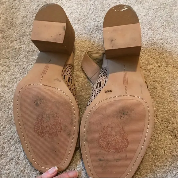 Vince Camuto Heeled Peep Toe  Shoes