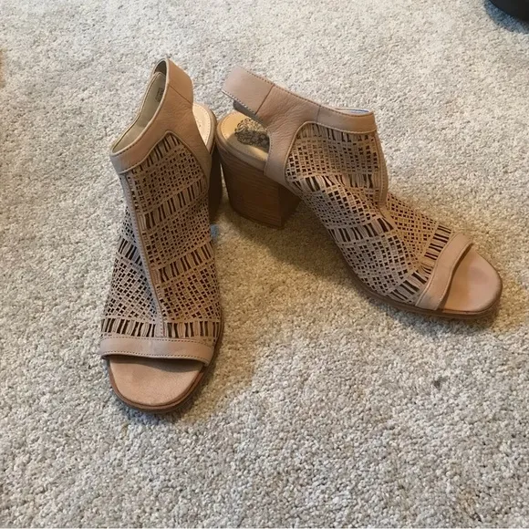 Vince Camuto Heeled Peep Toe  Shoes