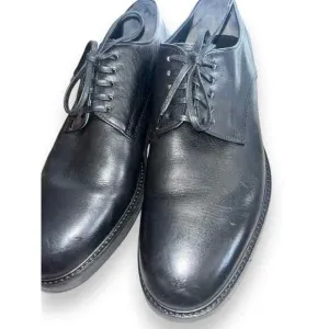 Vince Made in Italy Black Leather Laced Derby Dress Shoes 10.5 Medium