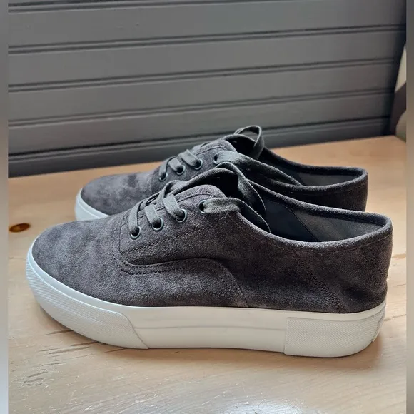 Vince Women's Sneakers in Dark Gray Suede