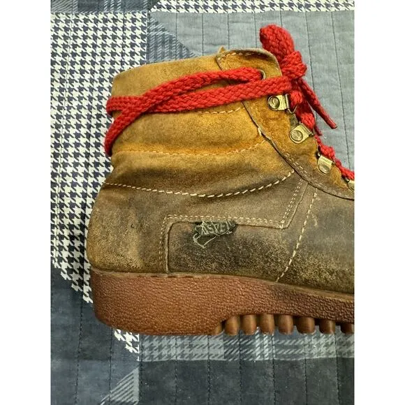 Vintage 70s ASPEN Leather Hiking &amp; Hunting Lace To Toe Boots Men’s Size 9 US