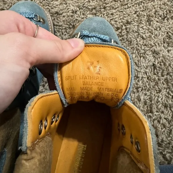 Vintage 90’s Blue Hiking Boots
