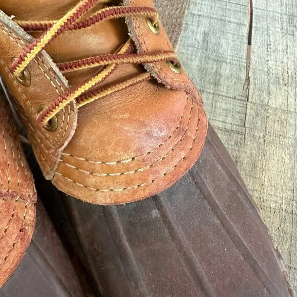 Vintage LL Bean Maine Hunting Shoe Size 6 Mens Duck Boots Waterproof