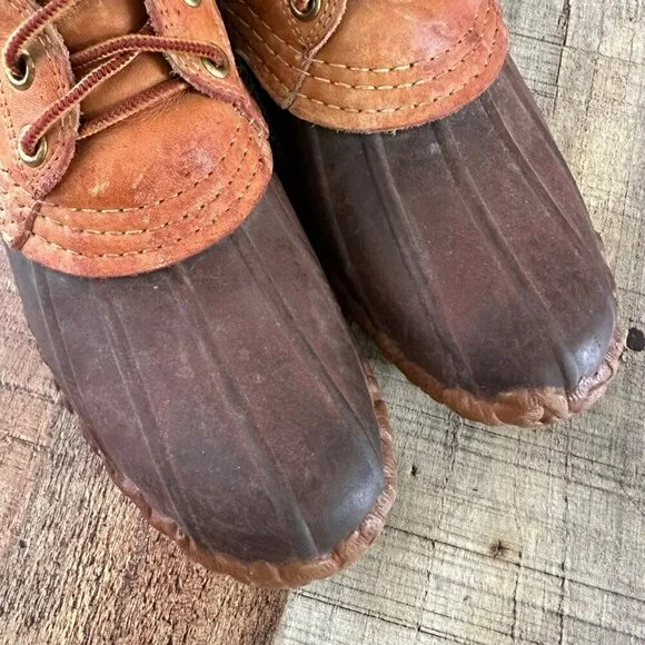 Vintage LL Bean Maine Hunting Shoe Size 6 Mens Duck Boots Waterproof