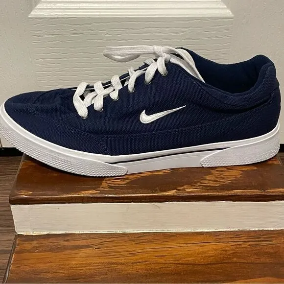 Vintage Nike GTS Canvas Plus 2000 Olympics USA Sneakers Blue White Size 11.5