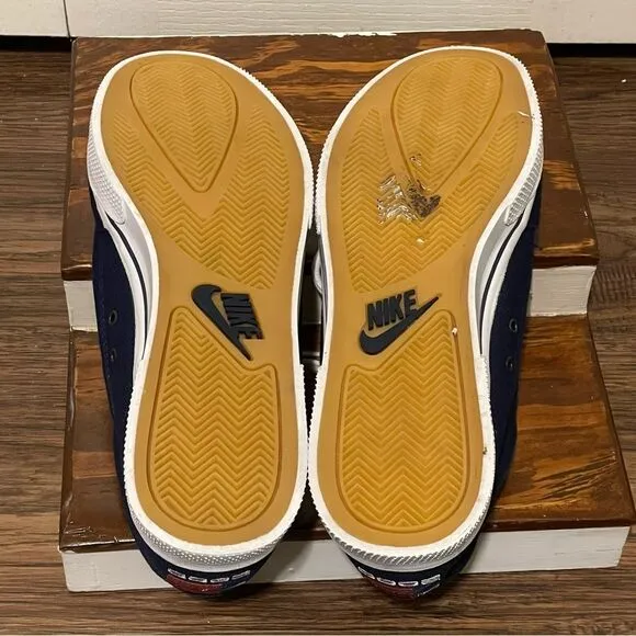 Vintage Nike GTS Canvas Plus 2000 Olympics USA Sneakers Blue White Size 11.5