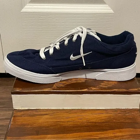 Vintage Nike GTS Canvas Plus 2000 Olympics USA Sneakers Blue White Size 11.5
