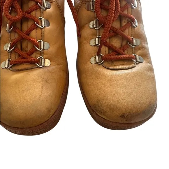 Vintage Women’s Ratty Cobra Wheat Hiking Boots Made in Italy Size 9.5