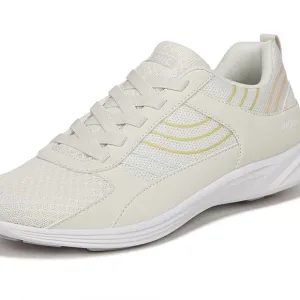 Vionic Sneakers Ruvi Womens 8 Wide Cloud Cream Walking Shoes Arch Support New