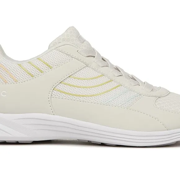 Vionic Sneakers Ruvi Womens 8 Wide Cloud Cream Walking Shoes Arch Support New