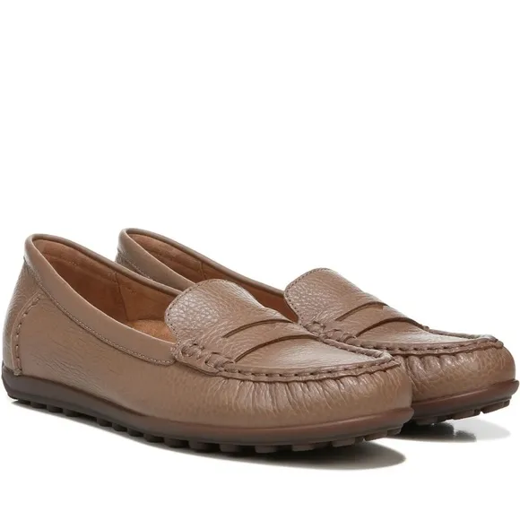 VIONIC Tan Marcy Moccasin Arch Support Loafer Shoes 6