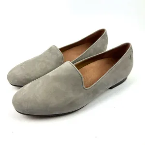 Vionic Willa 10 Shoes Gray Suede Slip On Arch Support Womens Brand New