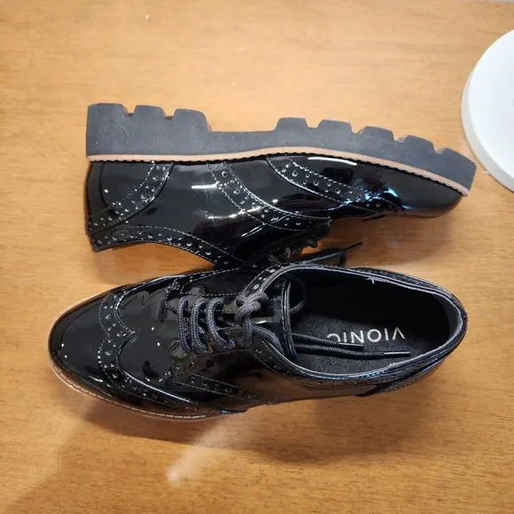 Vionic Womens Charm Alfina oxford Comfort Lace Up Loafers Women's size 6