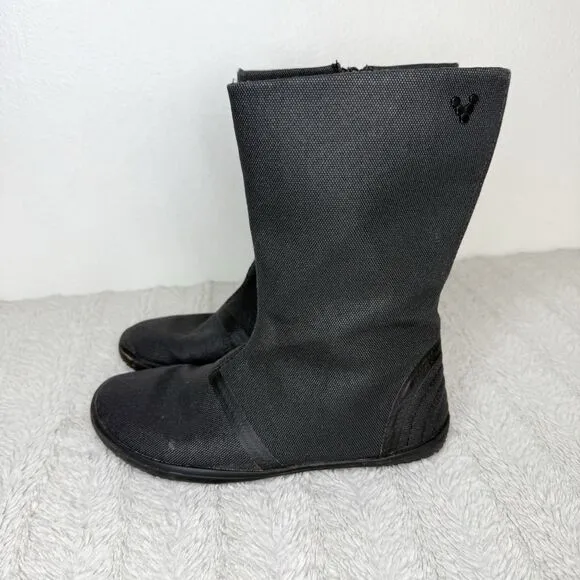 Vivobarefoot Tabi Hi Black Walking Minimalist Boots Shoes Women’s EUR 35L
