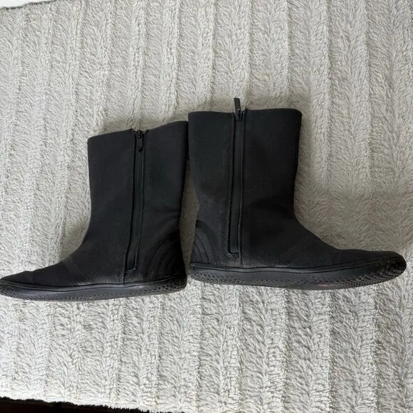 Vivobarefoot Tabi Hi Black Walking Minimalist Boots Shoes Women’s EUR 35L