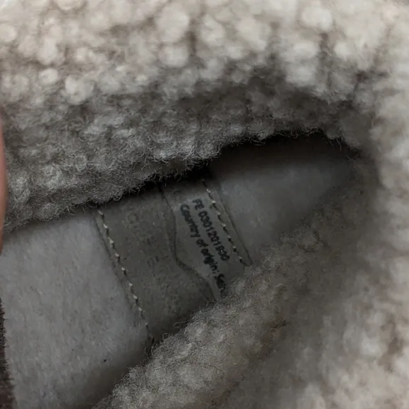 Voile Blanche Brown Wool Leather Plaid High-Top Sneakers Size 38 Winter Booties