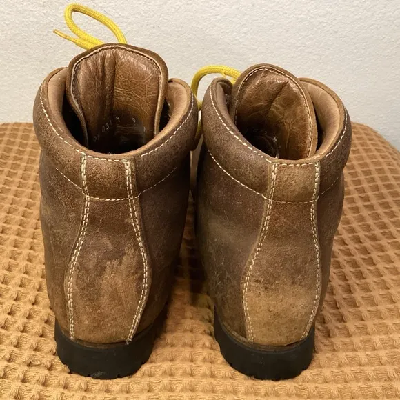 VTG Asolo Vintage Mountaineering Ridge Boots Mens US Sz 9 D Hiking Brown Leather
